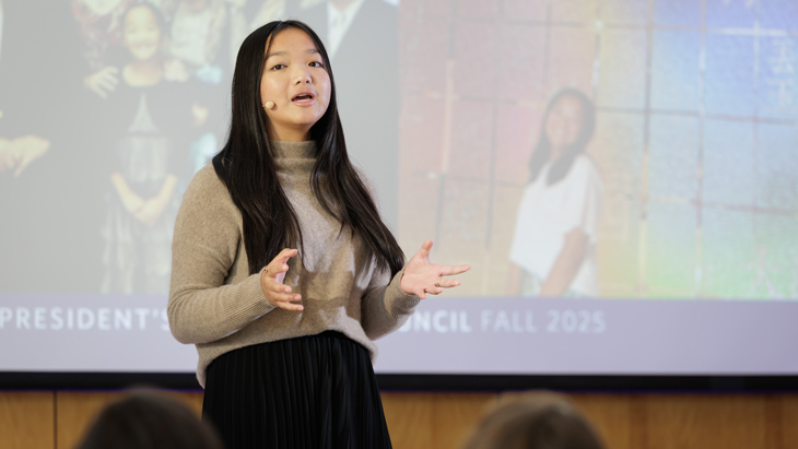 DeLaney Anderson presenting at BYU PLC