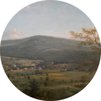 Painting of the Hudson River in New York