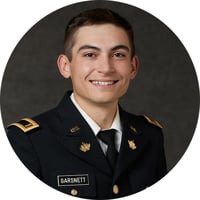 Thomas Gasnett, a BYU religion student, in his military uniform