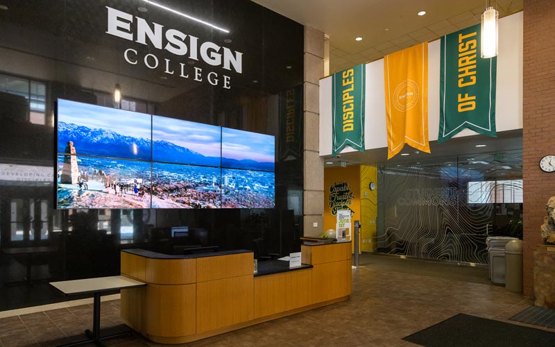 Ensign College lobby