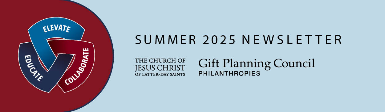 Gift Planning Council 2025 Newsletter banner image