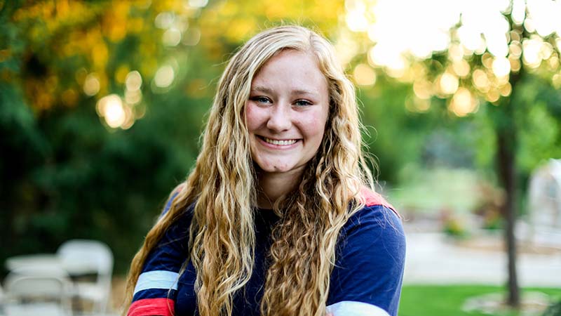 Need-based aid makes a significant difference for students like Lindsay Cook.