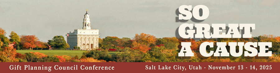 So Great a Cause, 2025 Gift Planning Council Conference