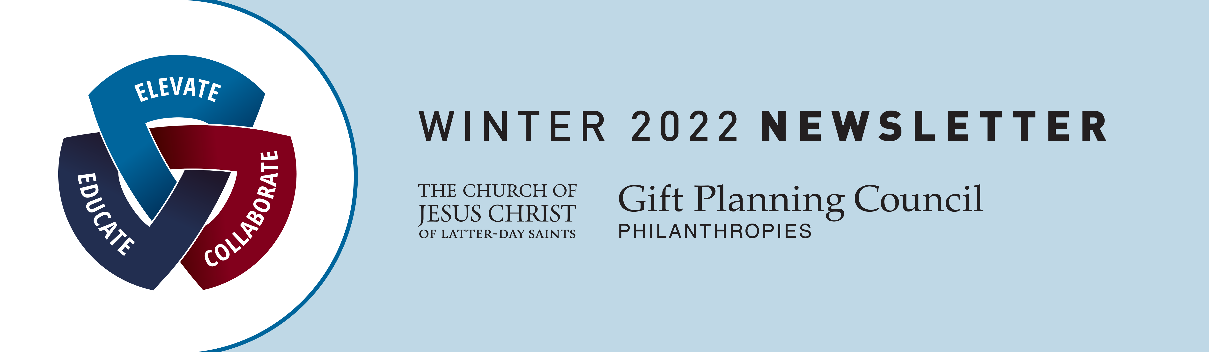 gift planning council newsletter banner